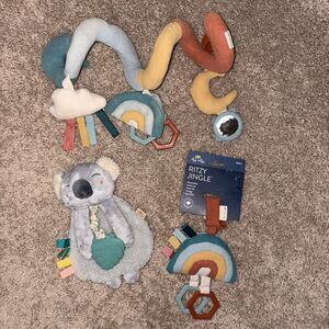 Itzy Ritzy Infant Baby Toy LOT Bundle